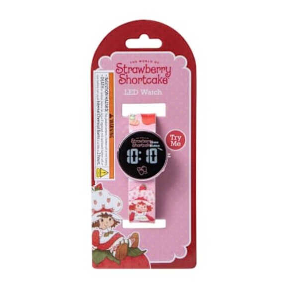 NWT Strawberry Shortcake LED Watch - Picture 1 of 4